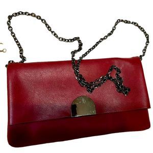 Antique Kraft Fold-over Clutch/crossbody Purse